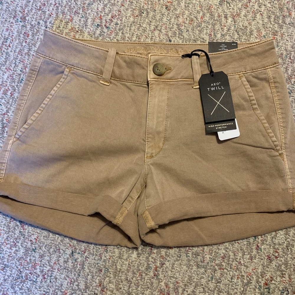 NWT american eagle midi shorts